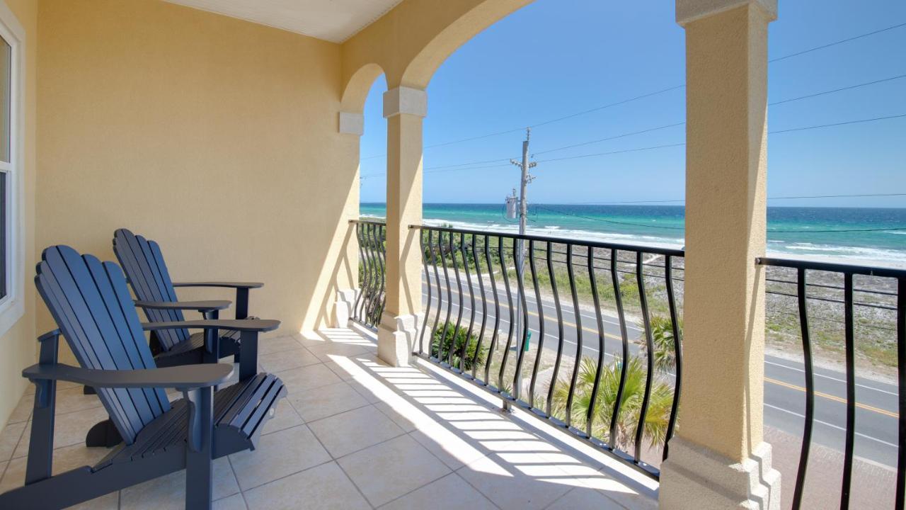 Walk To The Beach! 3 Story Home! 2 Balconies With Gulf Views! Panama City Beach Ngoại thất bức ảnh