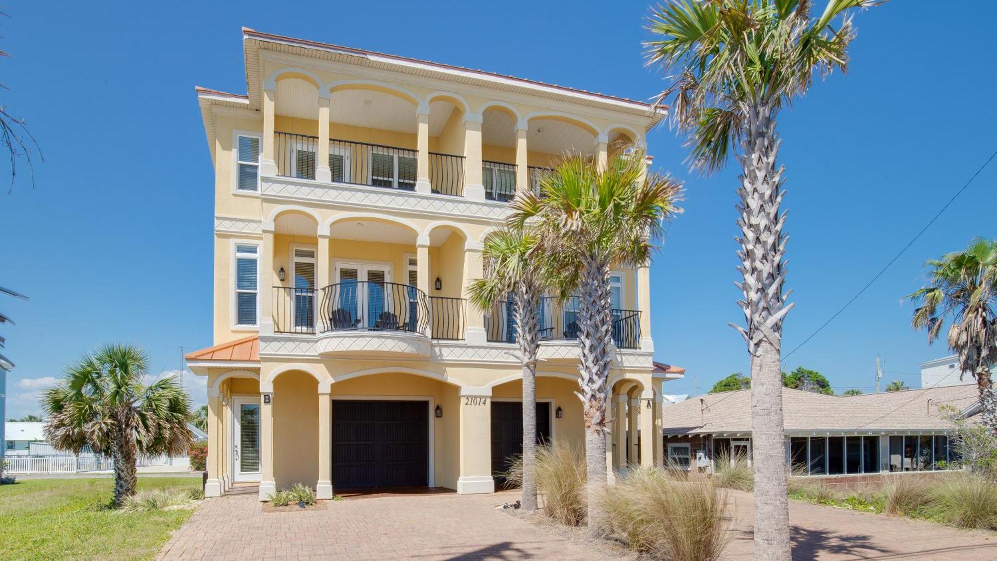 Walk To The Beach! 3 Story Home! 2 Balconies With Gulf Views! Panama City Beach Ngoại thất bức ảnh